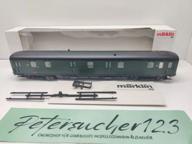 Märklin H0 AC 43268 Schürzen-Postwagen PR / NEM / SNCB NMBS / OVP weiß