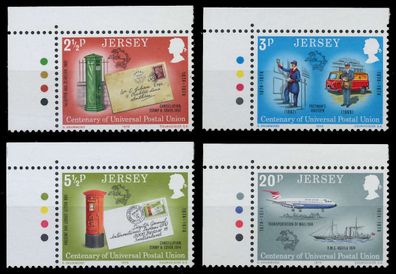 JERSEY 1974 Nr 99-102 postfrisch ECKE-OLI XADAF92