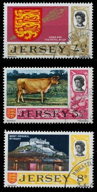 JERSEY 1974 Nr 107-109 gestempelt XADB002