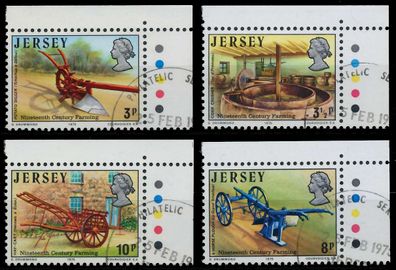 JERSEY 1975 Nr 114-117 gestempelt ECKE-ORE XADB086