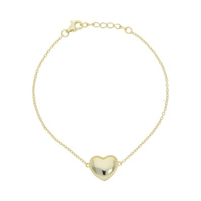 Herz Armband Silber 925 Goldplattiert JL53-03-0064 JuwelmaLux