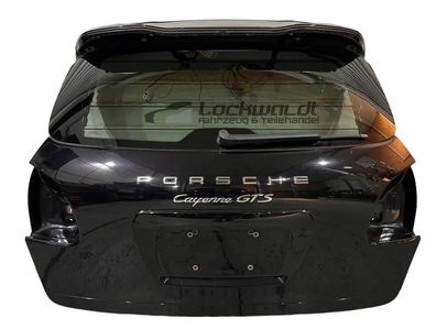 US Heckklappe Porsche Cayenne GTS 958 92A Kofferraumklappe LC9X Schwarz