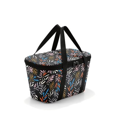 reisenthel coolerbag XS autumn 1 UF7053 Blätter schwarz klein Kühltasche