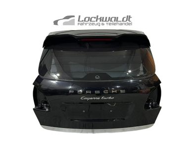 Heckklappe Porsche Cayenne Turbo 958 92A Kofferraumklappe LC9X Schwarz