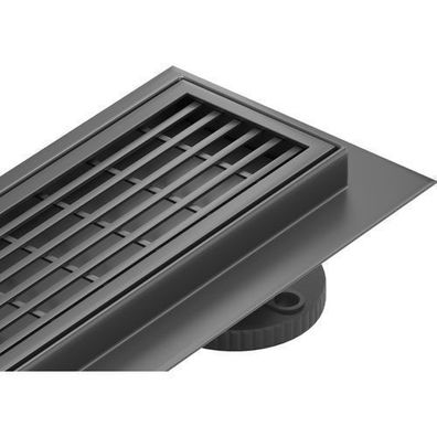 Mexen Flat 360° M33 linearer Duschablauf 100 cm, Schwarz - 1733100-40