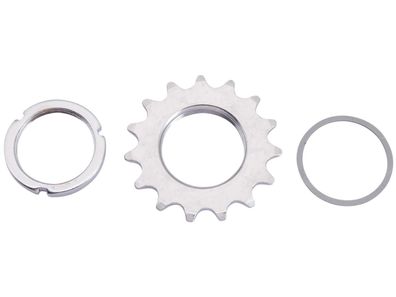 POINT Schraubzahnkranz 1/8", SB-verpackt, verchrom 15 Zähne