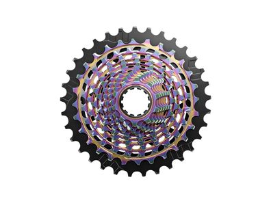 SRAM Kassettenzahnkranz "XG-1290 E1" 12-fach, CNC regenbogenfarb