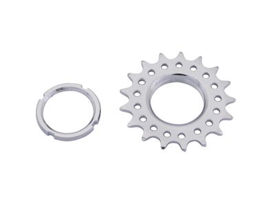 POINT Schraubzahnkranz 1/8", SB-verpackt, verchrom 17 Zähne