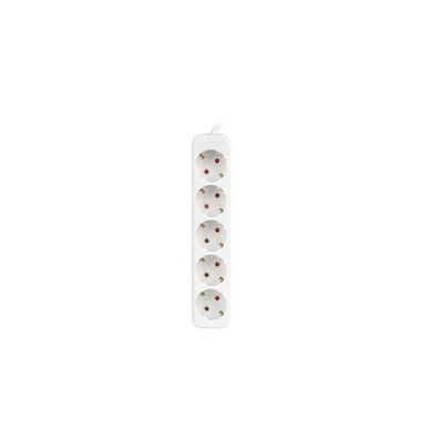 Lanberg Steckdosenleiste 5fach Schuko, Kupfer, 3m weiß