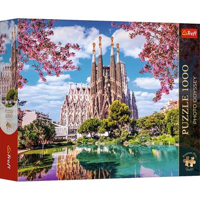 Puzzle - 1000 - Photo Odyssey: Sagrada Familia, Barcelona, Hiszpania -Trefl 12137