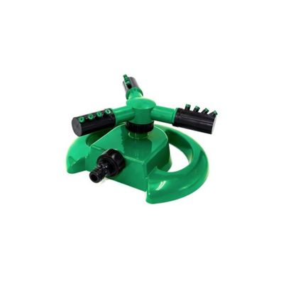 Rotierender Rasensprinkler mit 3-Düsen-Technologie - Rasensprenger in Grün