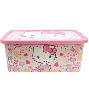 Hello Kitty Aufbewahrungsbox 13 l Kinderzimmer Box für Spielzeug
