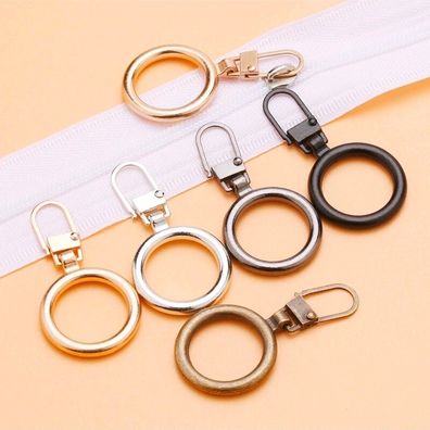 2 Reißverschlussanhänger Zipper Puller Verschlussanhänger Reißverschluss Ersatz Ring