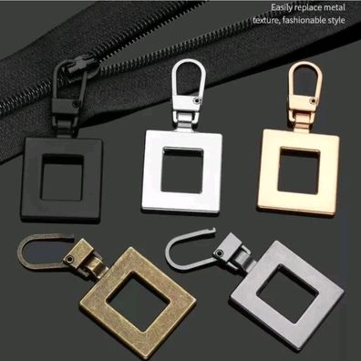 Reißverschlussanhänger Zipper Puller Verschlussanhänger Reißverschluss Quadrat
