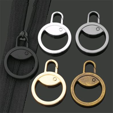 2 x Reißverschlussanhänger Zipper Puller Verschlussanhänger Reißverschluss Ring
