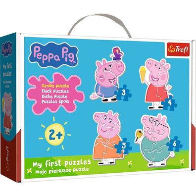 Puzzle - Peppa Wutz - Kleines Schwein unter Freunden - Trefl 36137