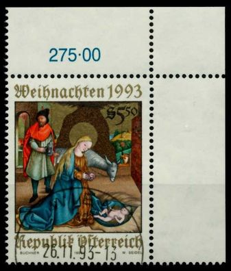 Österreich 1993 Nr 2114 zentrisch gestempelt ECKE-ORE X814FD6