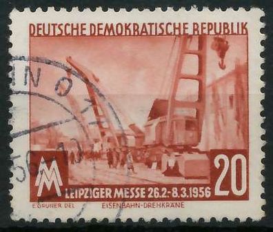 DDR 1956 Nr 518 gestempelt X96582E