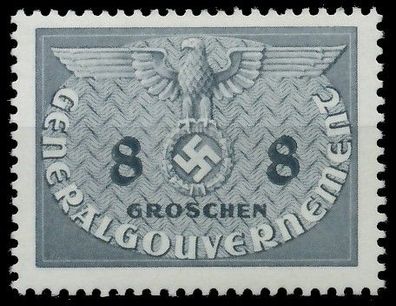 Generalgouvernement DIENST Nr 2 postfrisch X9F696E
