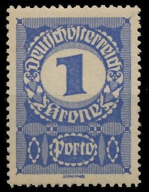 Österreich Portomarken 1920 21 Nr 84y postfrisch XA0D5BA