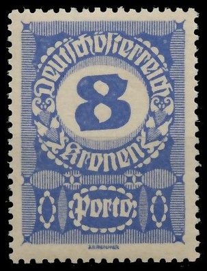 Österreich Portomarken 1920 21 Nr 90y postfrisch XA0D5C2