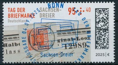 BRD BUND 2025 Nr 3923K ESST zentrisch gestempelt XA0D6CA