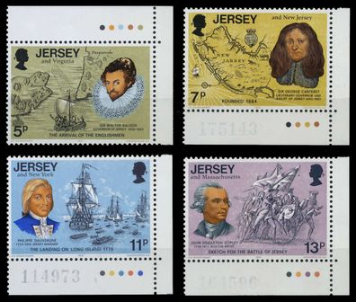 JERSEY 1976 Nr 149-152 postfrisch ECKE-URE XADB11A