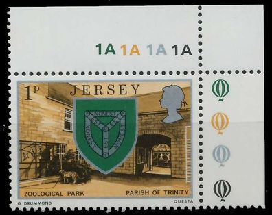 JERSEY 1976 Nr 132 postfrisch ECKE-ORE XADB286