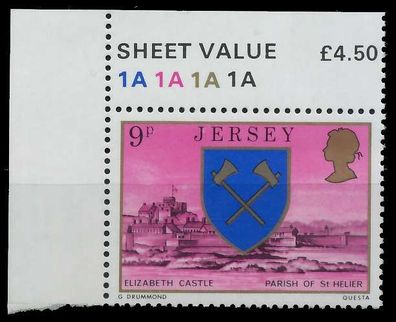 JERSEY 1976 Nr 137 postfrisch ECKE-OLI XADB27A