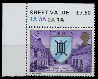 JERSEY 1976 Nr 143 postfrisch ECKE-OLI XADB266