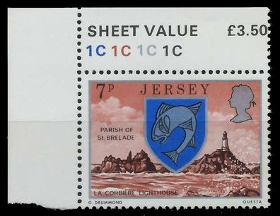 JERSEY 1976 Nr 135 postfrisch ECKE-OLI XADB2AA
