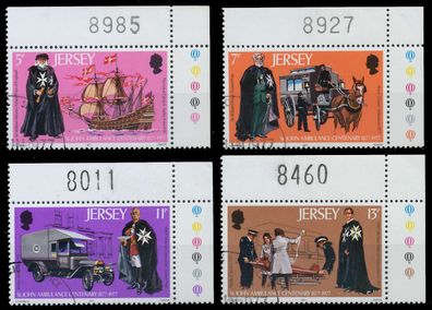JERSEY 1977 Nr 164-167 gestempelt ECKE-ORE XAE2356