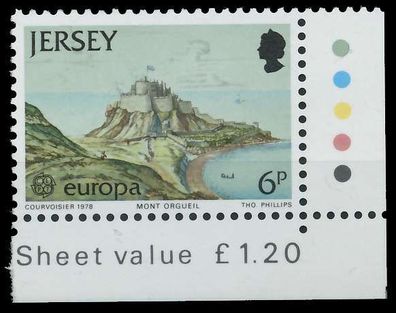JERSEY 1978 Nr 177 postfrisch ECKE-URE XAE2382