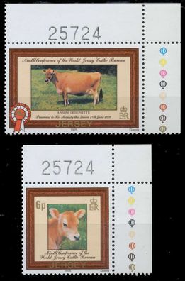 JERSEY 1979 Nr 196-197 postfrisch ECKE-ORE XAE240A