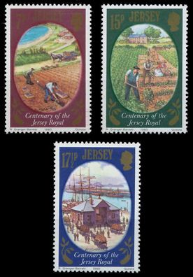 JERSEY 1980 Nr 216-218 postfrisch SE665FA