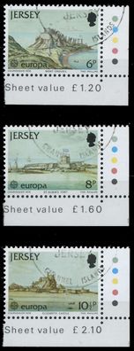 JERSEY 1978 Nr 177-179 gestempelt ECKE-URE XAE2532
