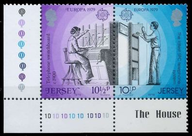 JERSEY 1979 Nr 194A+195A postfrisch WAAGR PAAR ECKE-ULI XAE2552