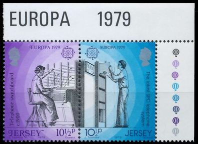 JERSEY 1979 Nr 194C+195C postfrisch WAAGR PAAR ECKE-ORE XAE2572