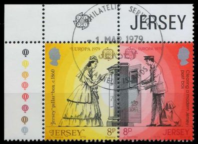 JERSEY 1979 Nr 192A+193A gestempelt WAAGR PAAR ECKE-OLI XAE25CA
