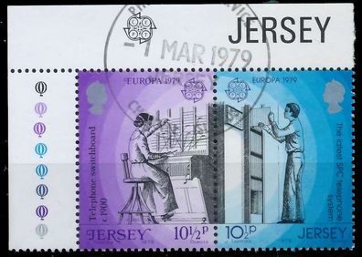 JERSEY 1979 Nr 194C+195C gestempelt WAAGR PAAR ECKE-OLI XAE25E2