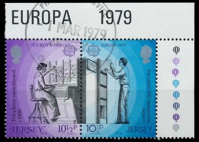 JERSEY 1979 Nr 194C+195C gestempelt WAAGR PAAR ECKE-ORE XAE25EE