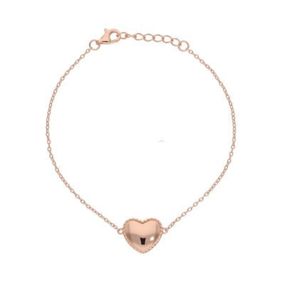 Herz Armband Silber 925 Roségold plattiert JL53-03-0067 JuwelmaLux