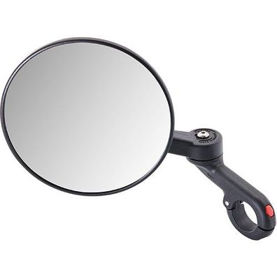 Spiegel KF1 Typ C, Ø=103mm, kl. Außenklemmung Krampe, links/rechts, E-25, klappbar