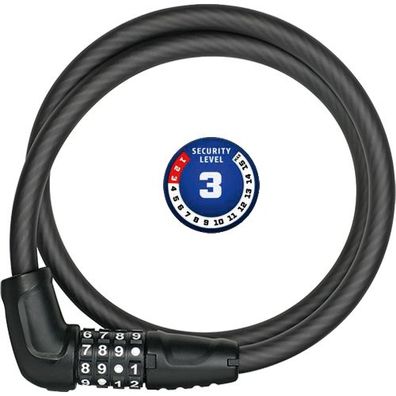 Numerino 5410C, L = 85cm, Ø = 10mm, schwarz, Abus, 40801