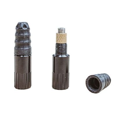 Ventil-Adapter MaxFlow SV, Schwalbe, mit Kappe, Paar, schwarz, S