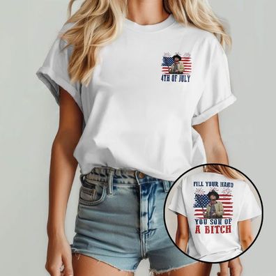 John Wayne 4th Of July T-Shirt Hoodie Sweatshirt - Fan Geschenk Merch