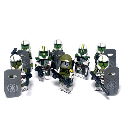 Doom´s Unit Gréne Clone Troopers Bausteine Spielzeug Kind Commander Figuren