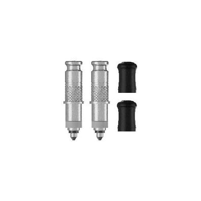 CLIK VALVE DV - SCV Ventil - Umbausatz, silber Schwalbe, Paar, 1 Schlüssel, 2