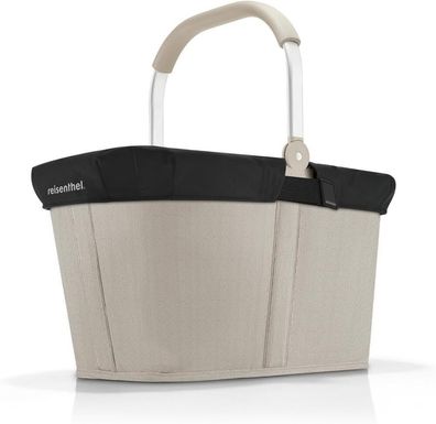 reisenthel Set Carrybag mit Cover BPBK, herringbone sand + black, Unisex
