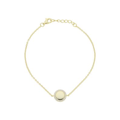 Armband Silber 925 Goldplattiert Zirkonia JL53-03-0069 JuwelmaLux